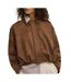 Veste en suédine marron femme only amber-1