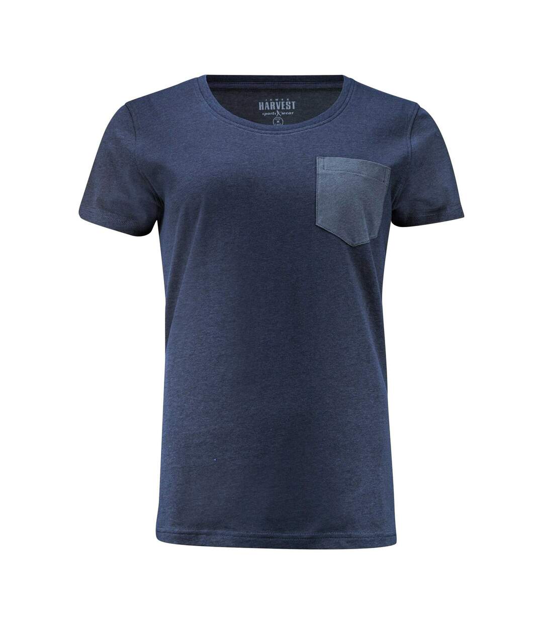 Womens/ladies Walcott T-shirt Navy James Harvest-1