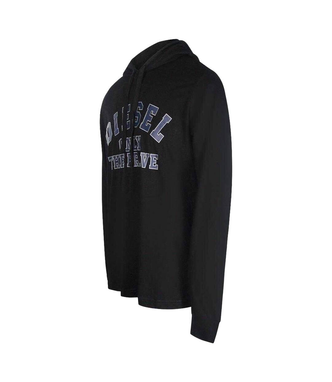 T-shirt Motif/style Logo Only The Brave Homme Noir Diesel-3
