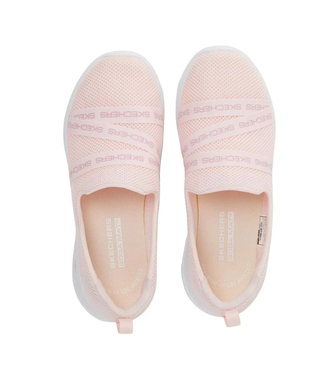Baskets Marche Go Walk Joy Femme Rose Clair Skechers-3