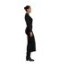 Robe Manches Longues Motif/style Côtelé Femme Noir Urban Classics-4