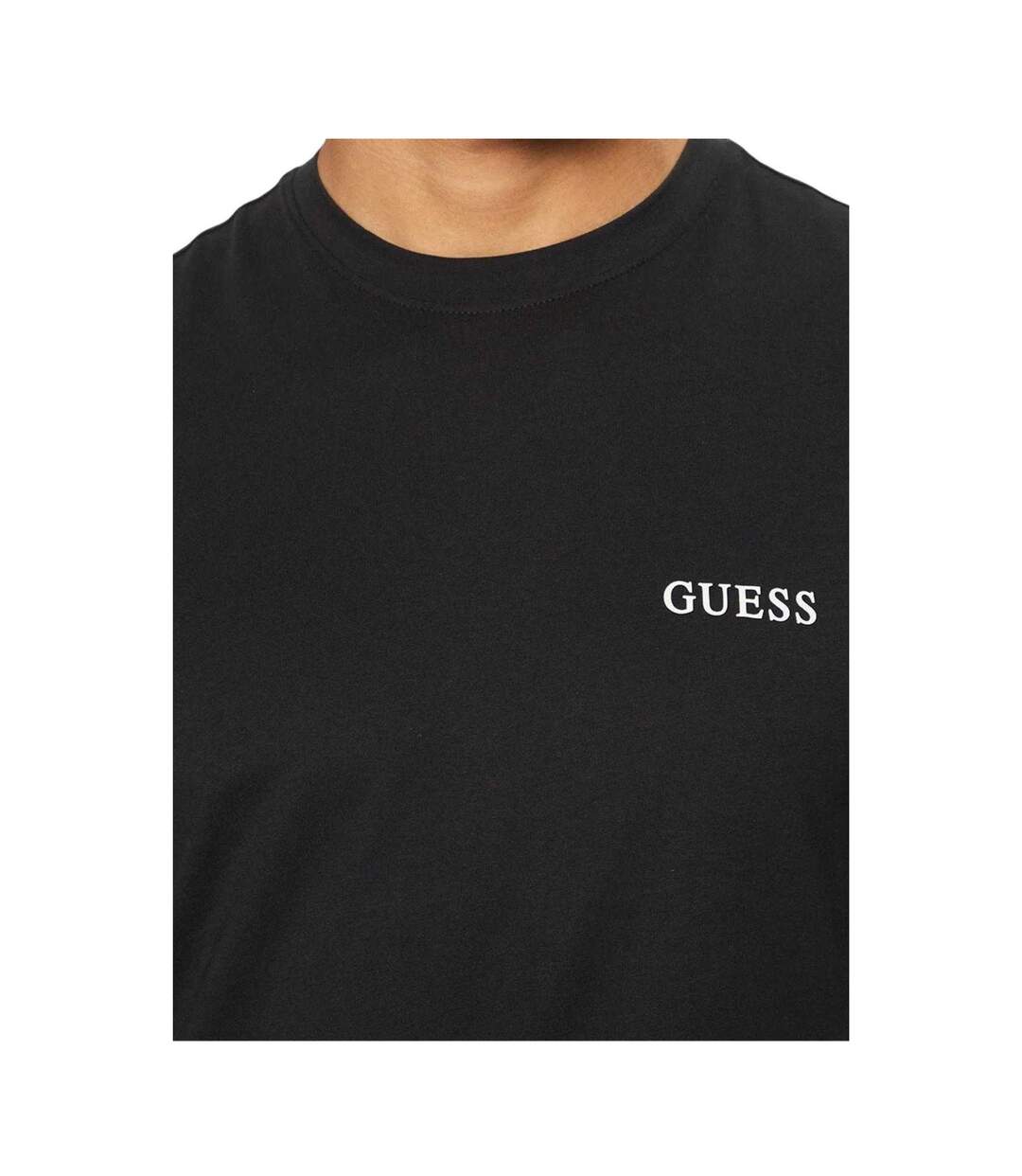 T-shirt Homme Noir Guess-3