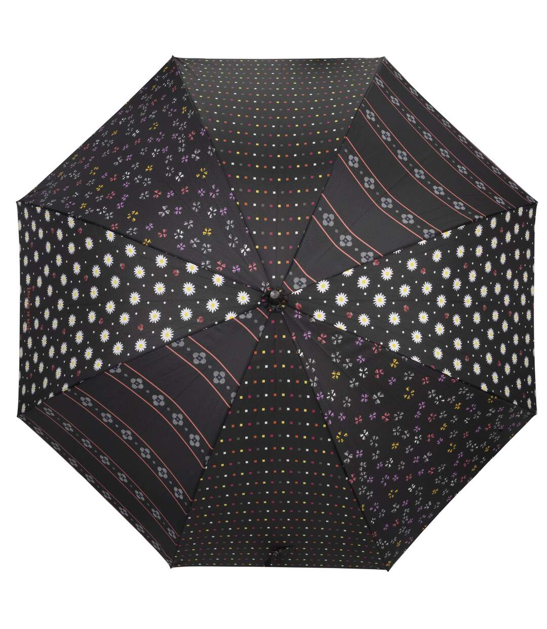 Isotoner Parapluie femme canne, ultra dérperlant, solide, ouverture automatique/ fermeture manuelle-3