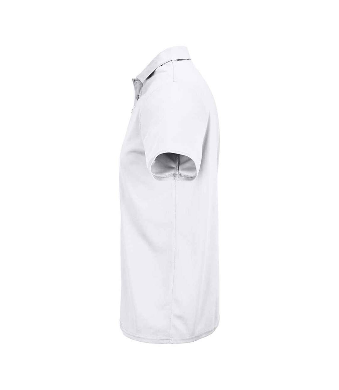 Unisex adult pitcher recycled polyester polo shirt white SOLS-3
