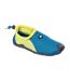Chaussures Aquatiques Mareo Femme Bleu Canard Vert Fluo Aquawave-1