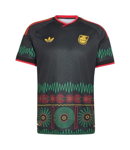 Mens 2026 Jamaica Away Shirt Black Yellow Adidas