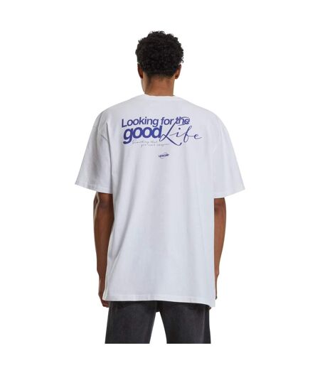 T-shirt Good Life Quest Homme Blanc Mister Tee
