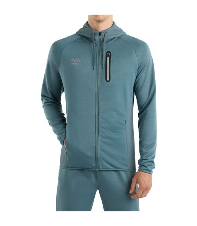 Mens Sportswear Full Zip Raglan Hoodie Goblin Blue Umbro
