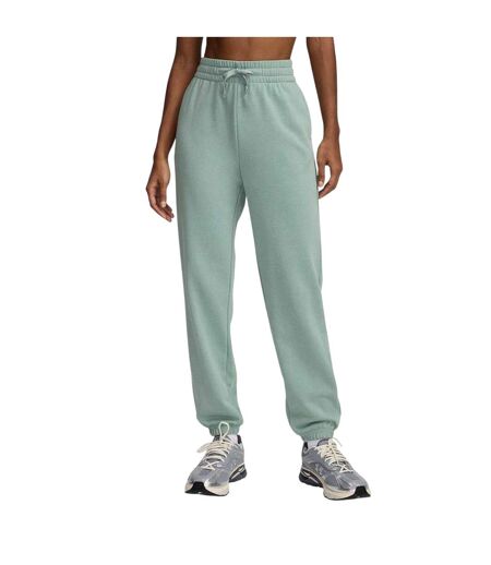 Womens/ladies Rival Terry Joggers Green Under Armour