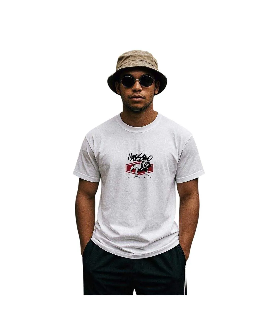 T-shirt Motif/style Imprimé Graphique Adulte Blanc Mossimo-4