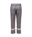 Unisex Adult Chemical Resistant Work Trousers Grey Portwest-3