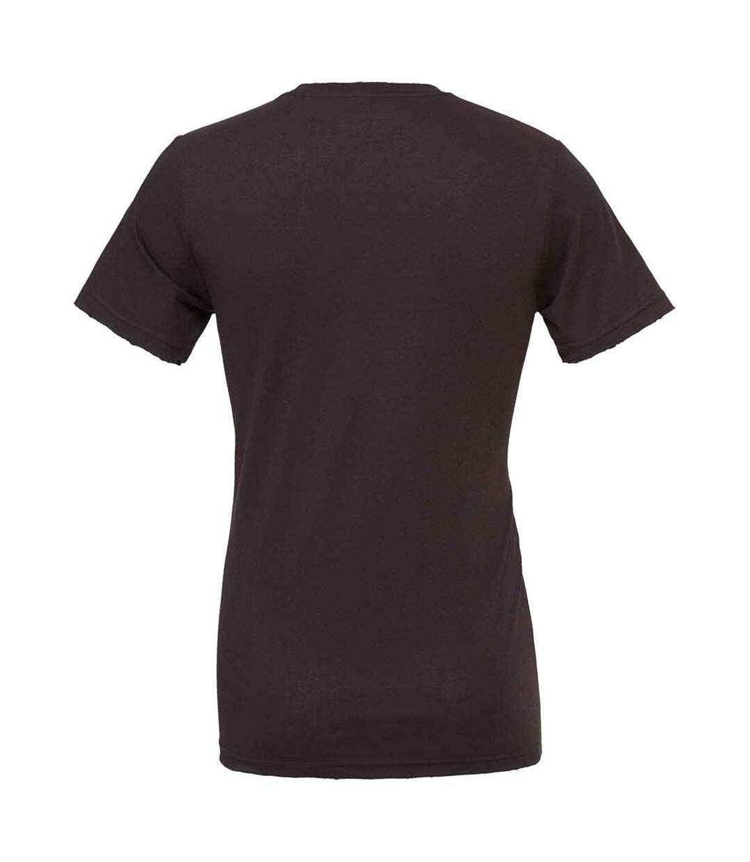T-shirt à col rond mixte gris foncé Bella + Canvas-2