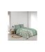 Parure de Lit 3 Pièces Eleonore 240x220cm Vert-2
