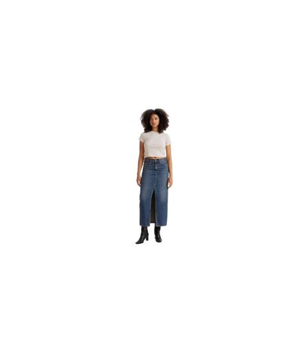 Jupe Longue Femme Bleu Foncé Levis
