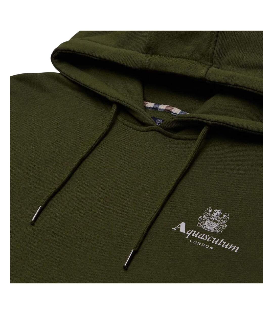 Sweat À Capuche Motif Petit Logo Active Homme Vert Aquascutum-4