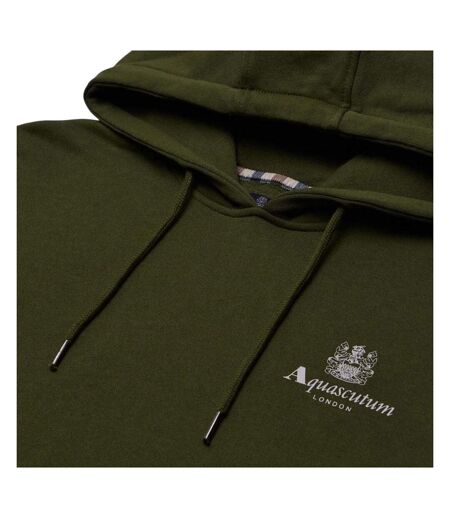 Sweat À Capuche Motif Petit Logo Active Homme Vert Aquascutum