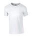 T-shirt manches courtes homme blanc Gildan-1