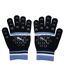 Puma Womens/Ladies Striped Gloves (Black/Blue)