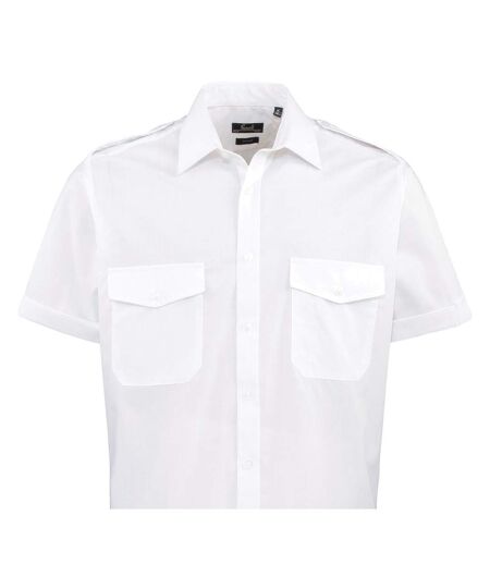 Chemise Pilote Homme Blanc Premier