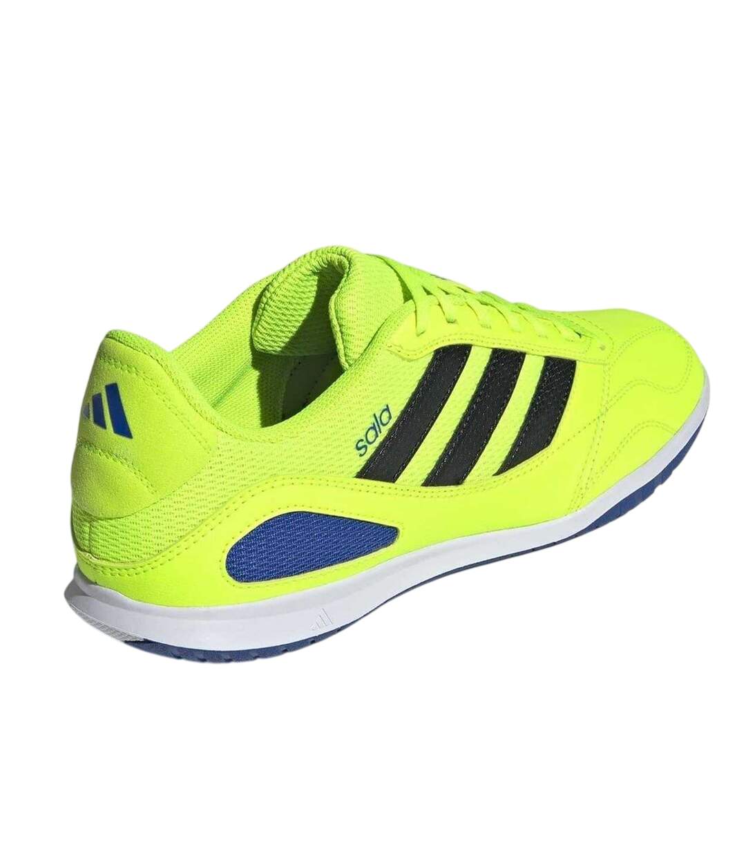 Chaussures De Foot Super Sala Competition Adulte Citron Blanc Adidas-2