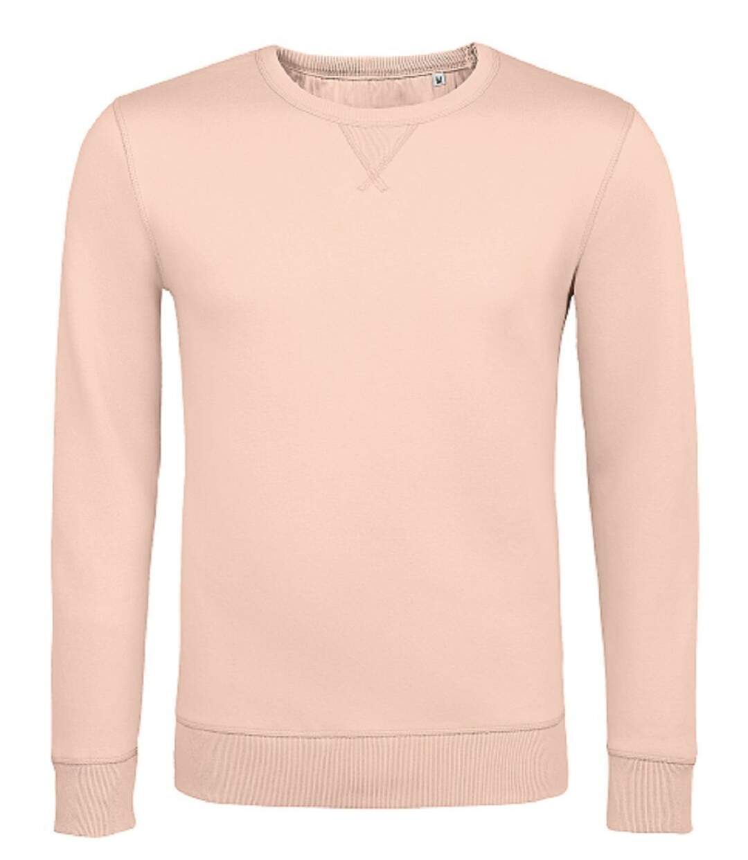 Sweat shirt col rond - Homme - 02990 - rose crémeux