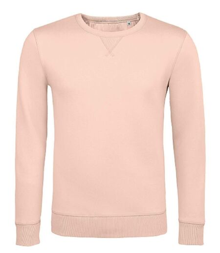 Sweat shirt col rond - Homme - 02990 - rose crémeux
