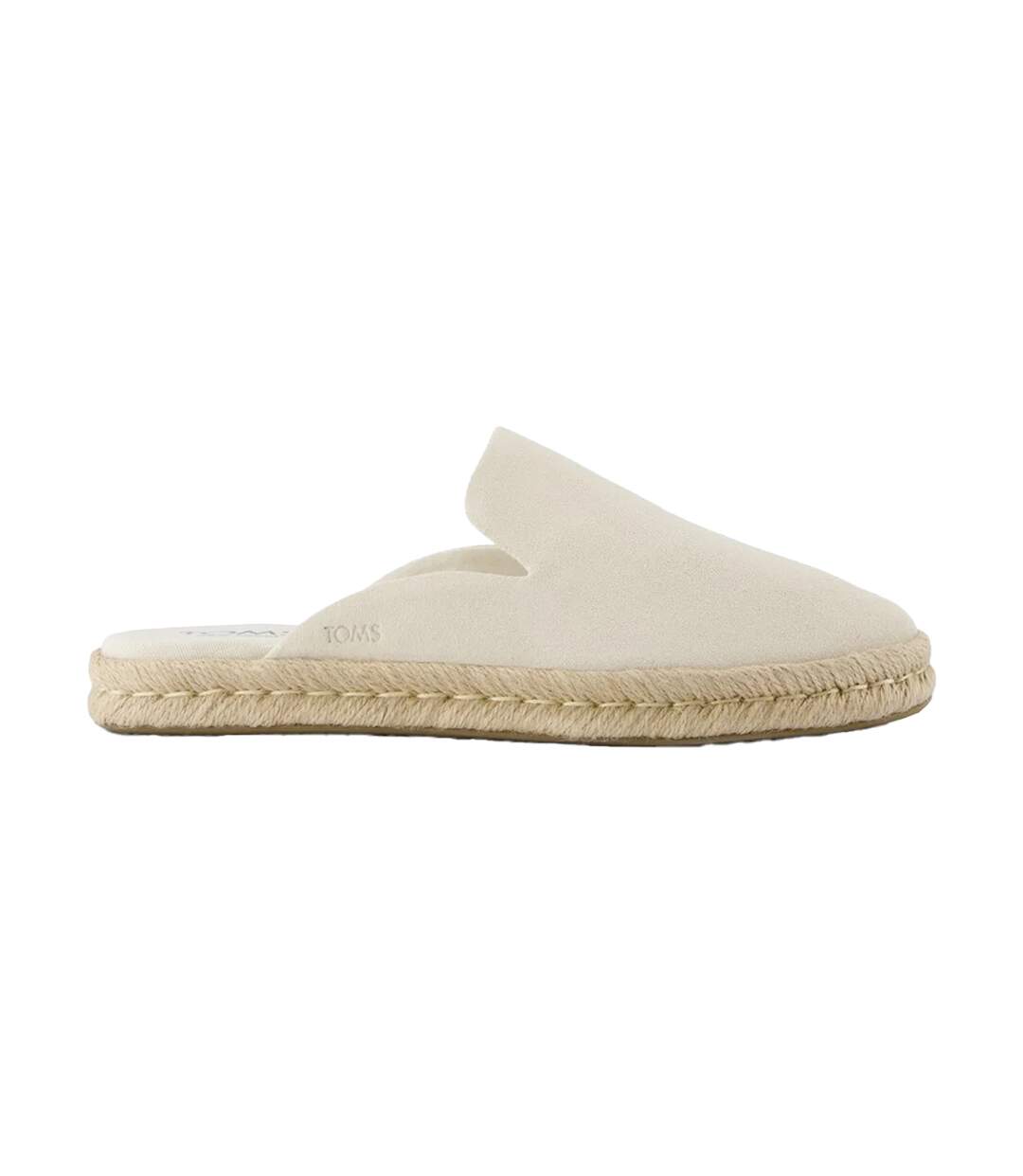Womens/ladies Santiago Suede Mules Light Sand Toms-1