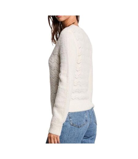 Pull ivoire femme morgan duveuteuse