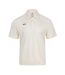 Mens Slaz Aero Logo Cricket Shirt Cream Slazenger-1