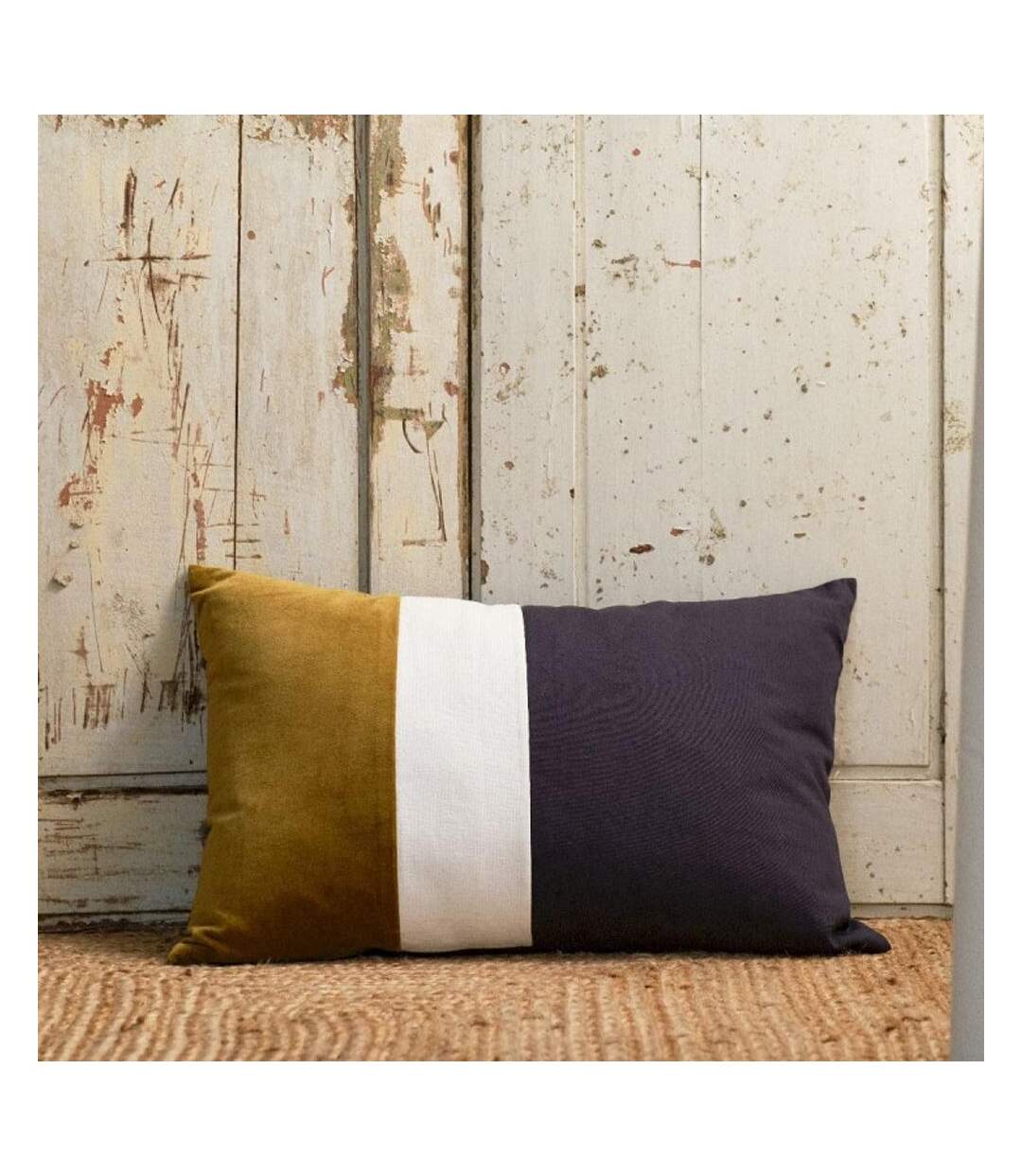 Coussin ocre/blanc/marine today 40/60-2