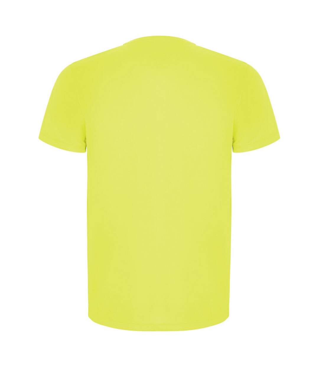 Mens Imola Short-sleeved Sports T-shirt Fluorescent Yellow Roly-2