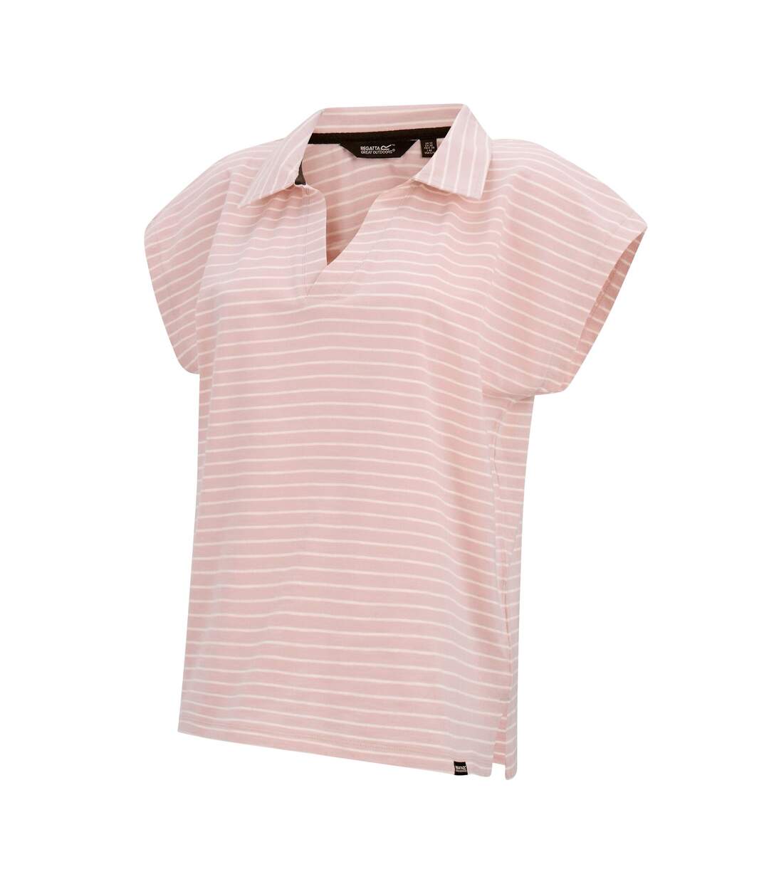 Womens/ladies Lorana T-shirt Pink Haze White Regatta-3