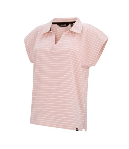 Womens/ladies Lorana T-shirt Pink Haze White Regatta