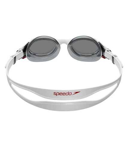 Speedo - Lunettes de natation - Homme (Blanc / Rouge / Gris) - UTCS1760