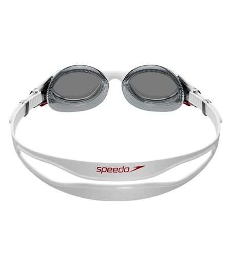 Speedo - Lunettes de natation - Homme (Blanc / Rouge / Gris) - UTCS1760