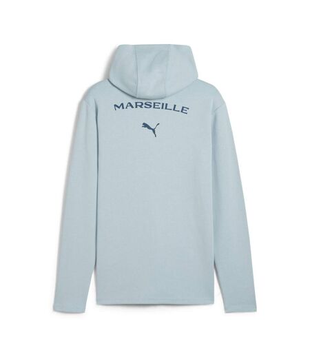OM veste de survêtement bleu clair homme puma 24/25