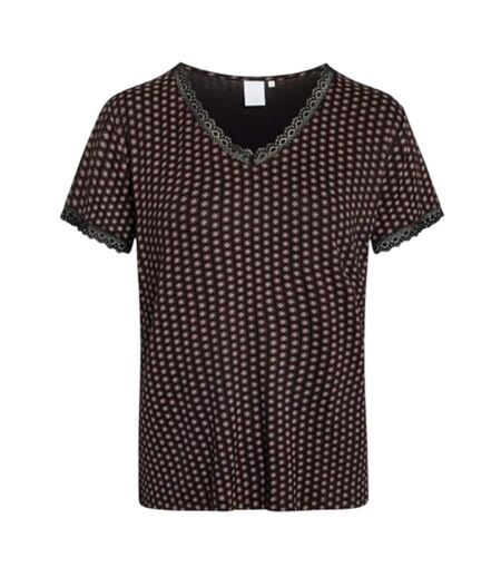 Womens/ladies Jacqueline Dotted T-shirt Black CCDK Copenhagen