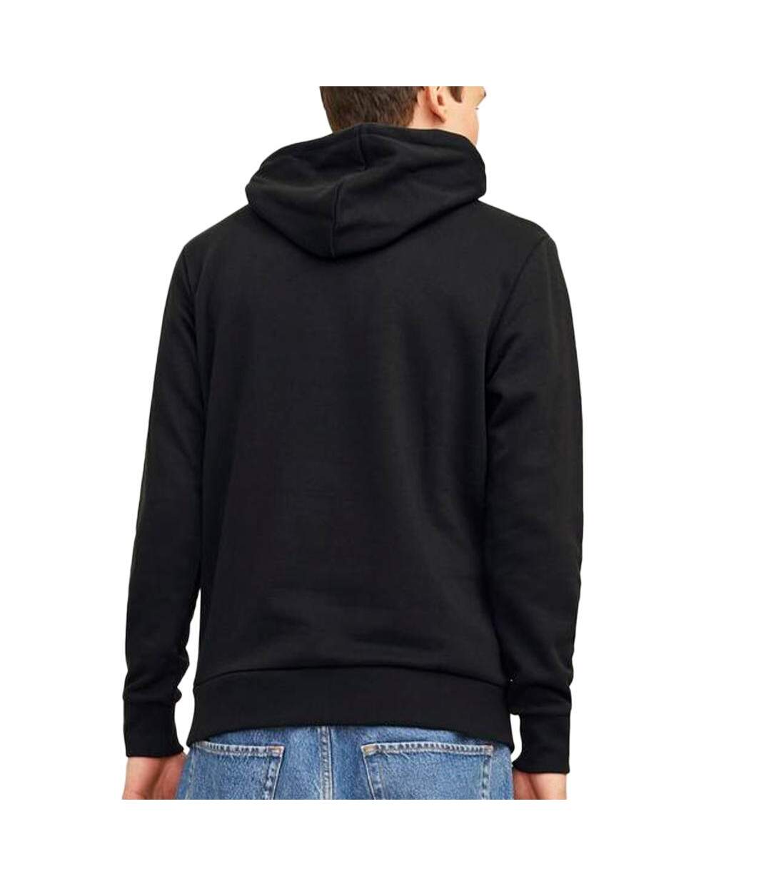 Sweat noir homme jack & jones whtiley-2