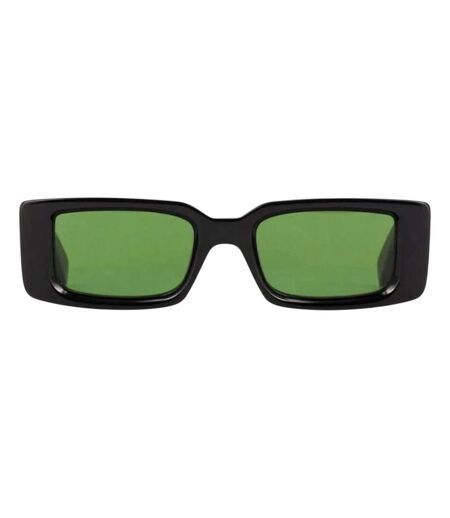 Unisex Adult Arthur Arrow Sunglasses One Size Black Green Off-White