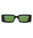 Unisex Adult Arthur Arrow Sunglasses One Size Black Green Off-White-3