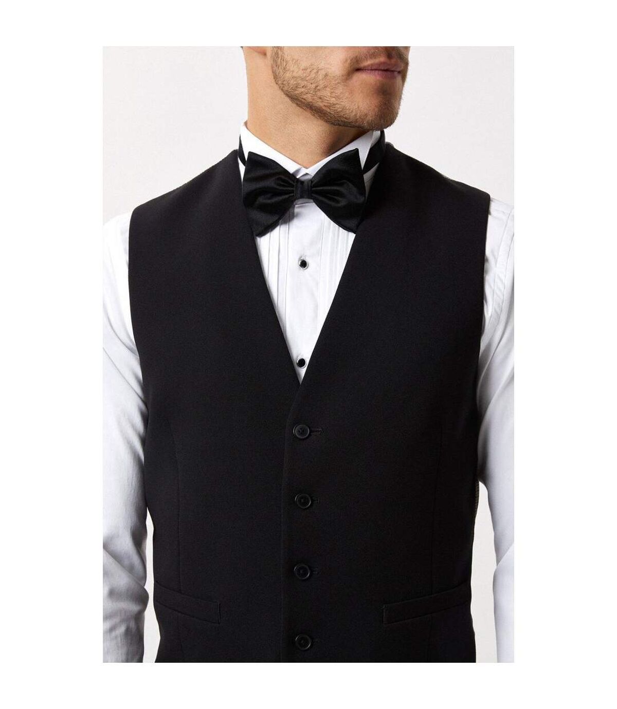 Burton Mens Tuxedo Slim Vest (Black)