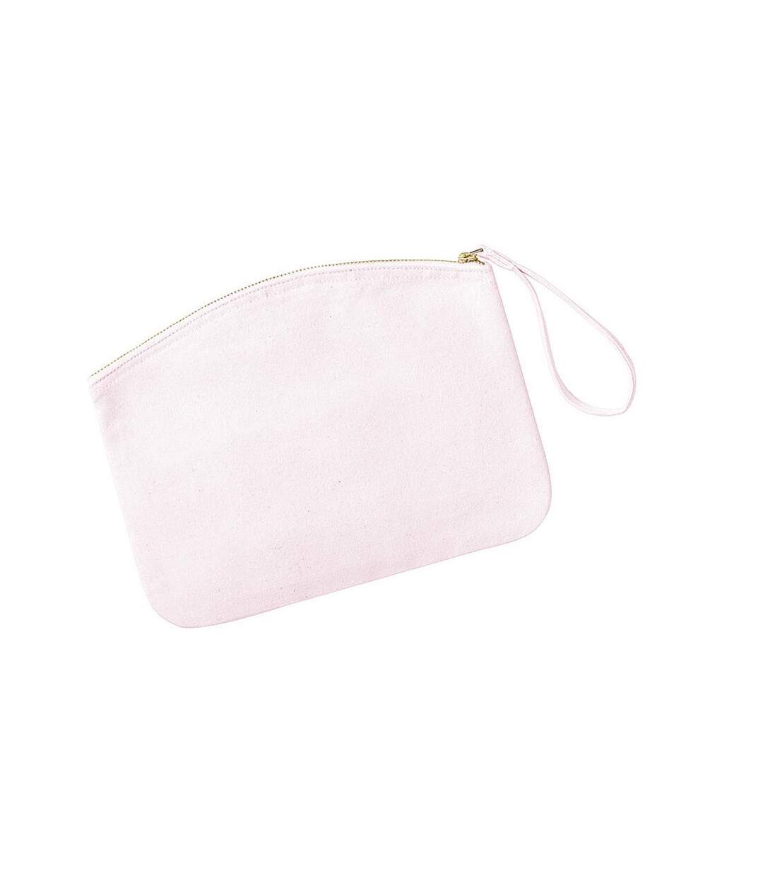 Earthaware Spring Organic Wristlet Pouch 22cm X 28cm Pastel Pink Westford Mill-2