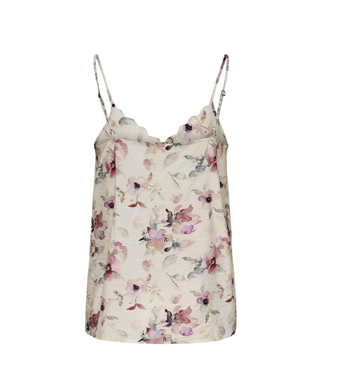 Top blanc/rose femme jdy troya-2
