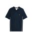 Polo Motif/style Rayure Contrastée Sur Bord Homme Bleu Lyle & Scott-2