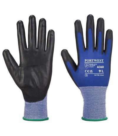 Unisex adult a360 senti flex gloves xxl blue/black Portwest