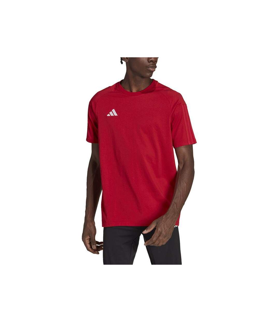 T-shirt Tiro Competition Homme Rouge Adidas-3