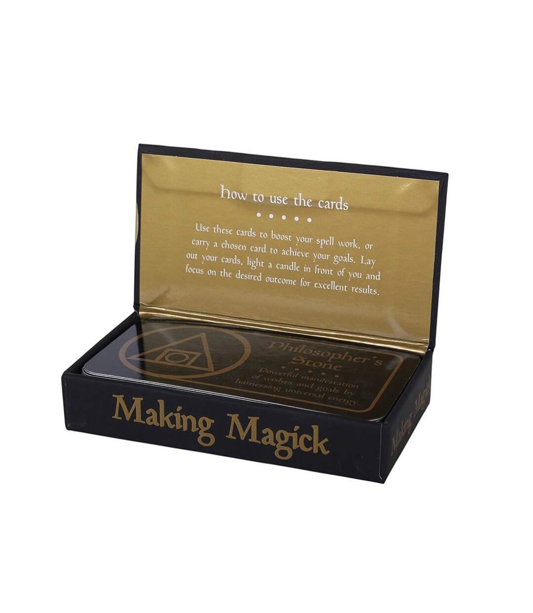Jeu De Cartes Magick Manifesting Taille Unique Noir Something Different-3