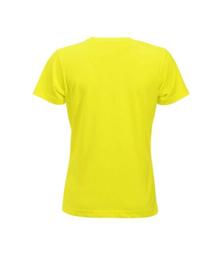 Clique - T-shirt NEW CLASSIC - Femme (Jaune fluo) - UTUB277