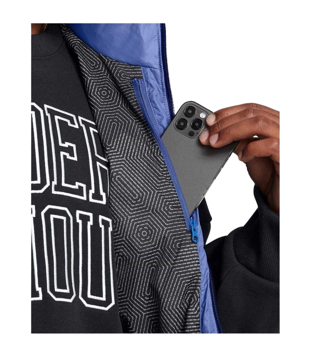 Mens Legend Down Filled Gilet Blue Under Armour-4