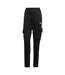 Pantalon À Poches Tiro Femme Noir Blanc Adidas-1